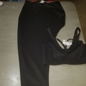 Juniors Skirt and Top name brand foreign exchange.